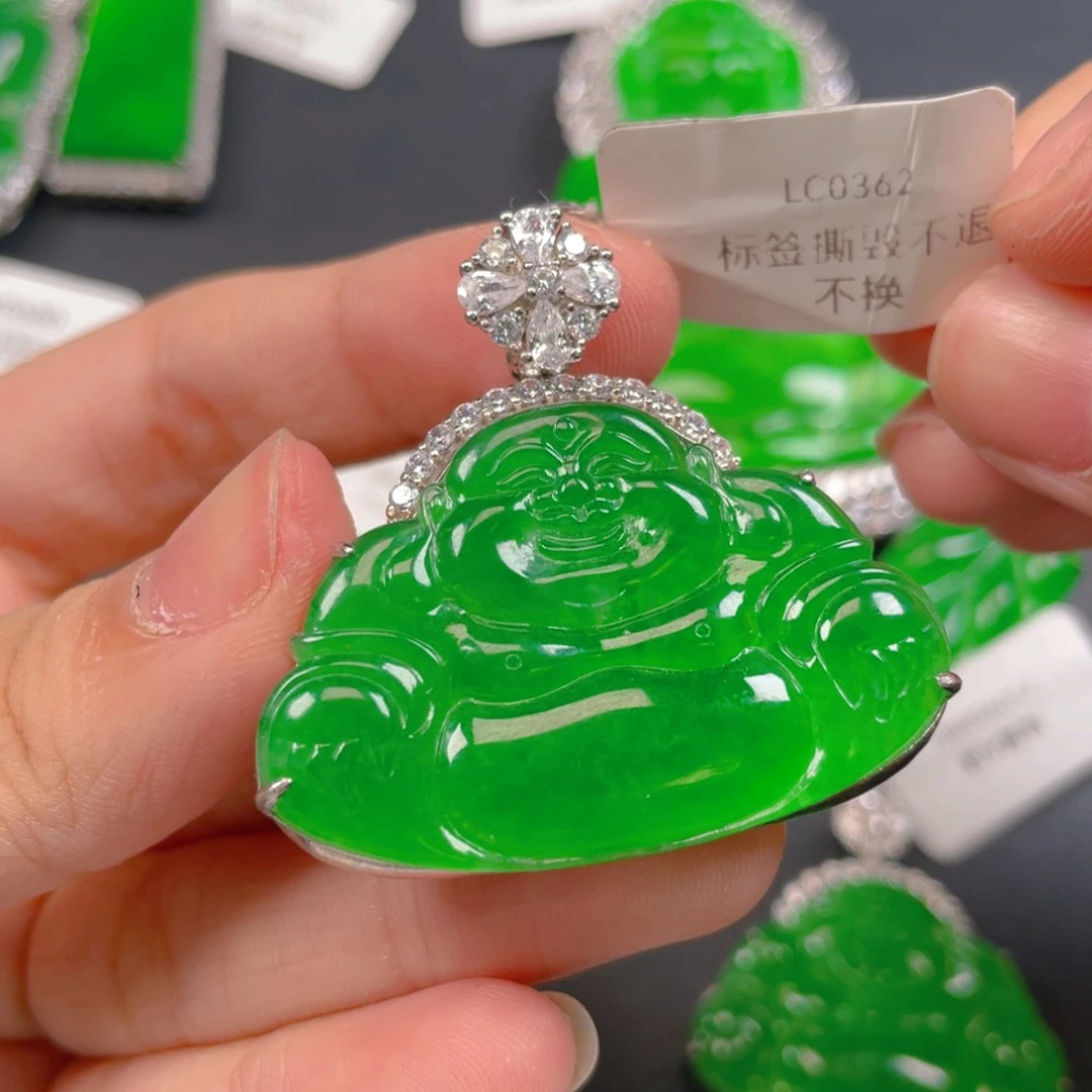 【闪购商品】颈饰银S925镶嵌翡翠翡翠