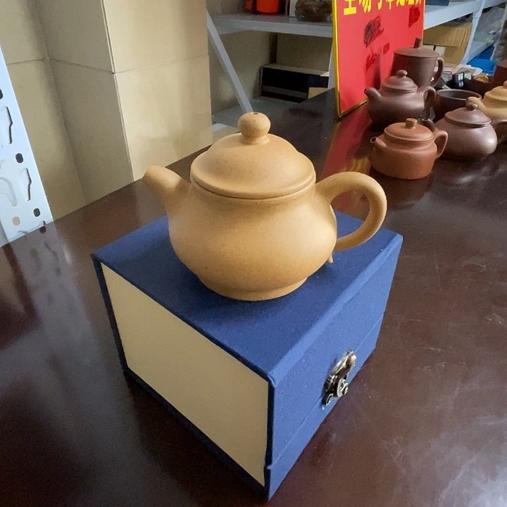 茶壶紫砂黄金段潘壶130cc