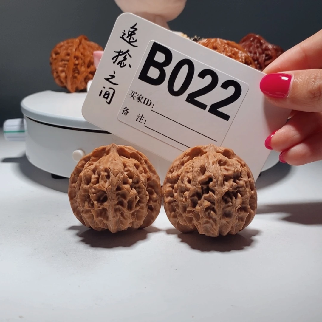 文玩核桃吊坠  22号-逸捻橙皮苹果园-40尺寸
