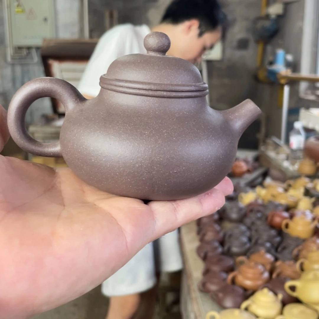 茶壶紫砂LD。 容天。天青泥。 200CC