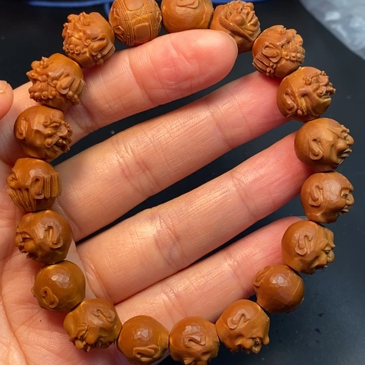 阿***鲲橄榄核手串/手链十八罗汉