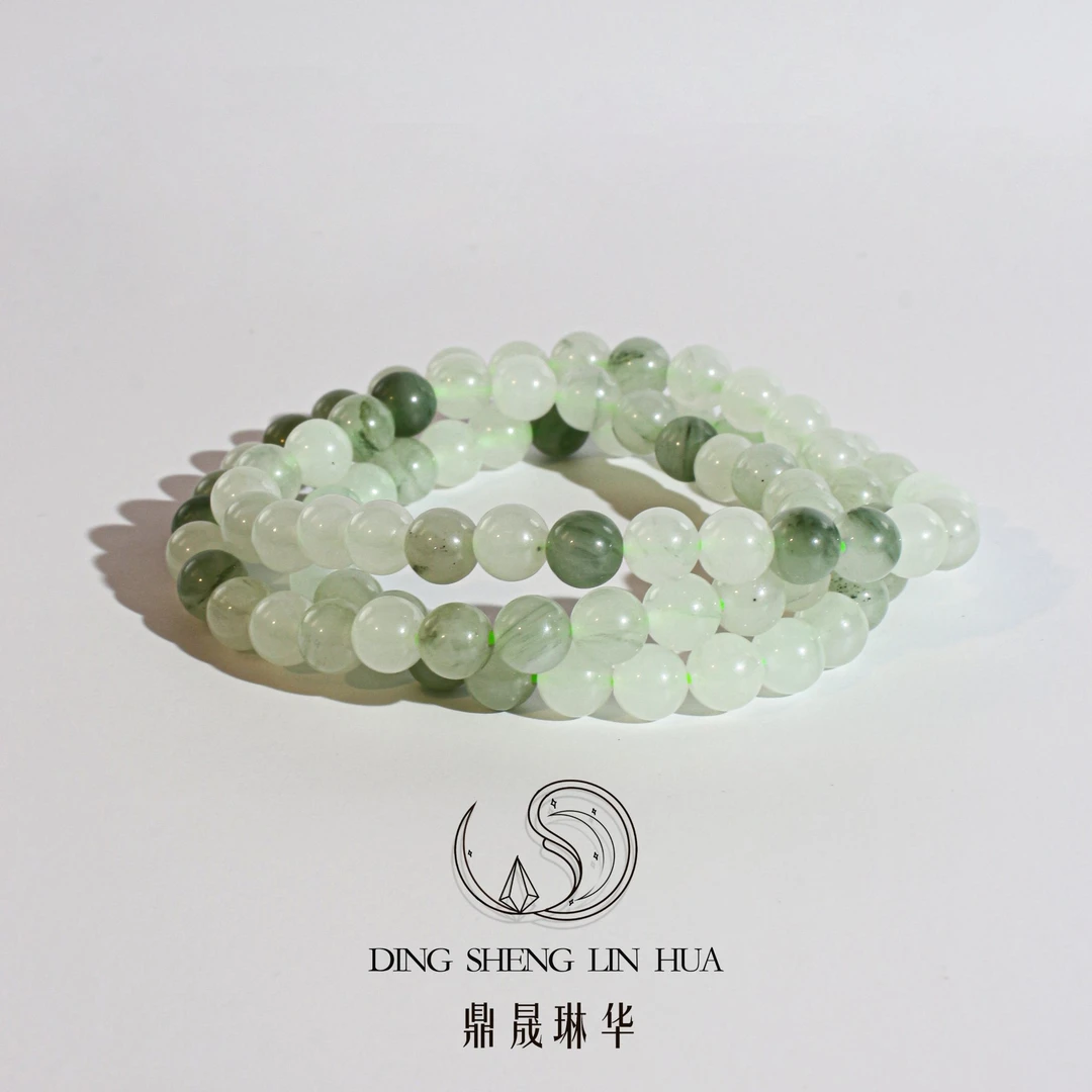 天山翠多圈女士手串