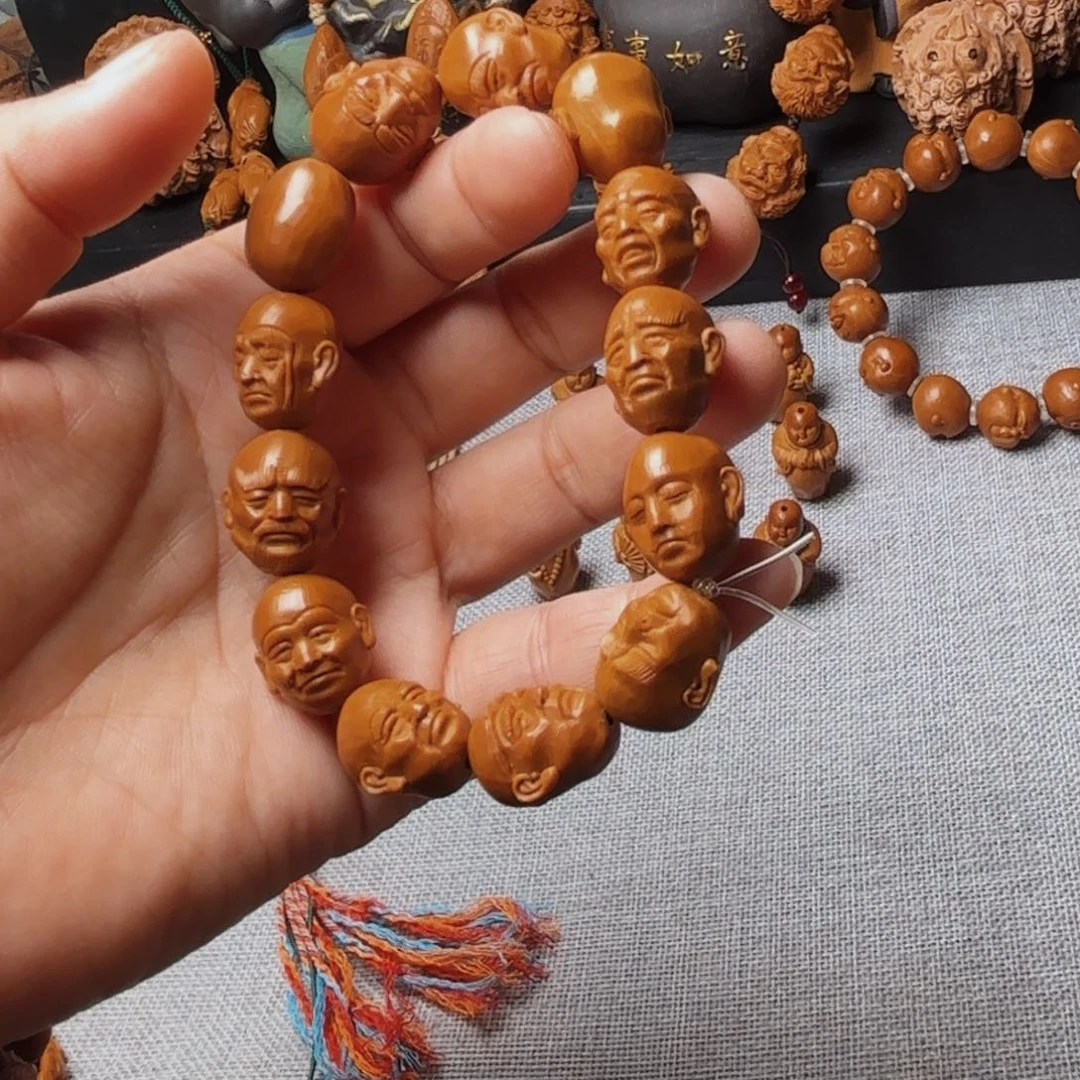 (***)橄榄核手串/手链十二尊者
