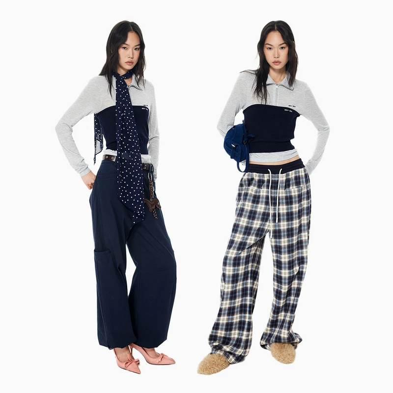 REVAN芮范25冬拉链半高领长袖毛衫RL90601546