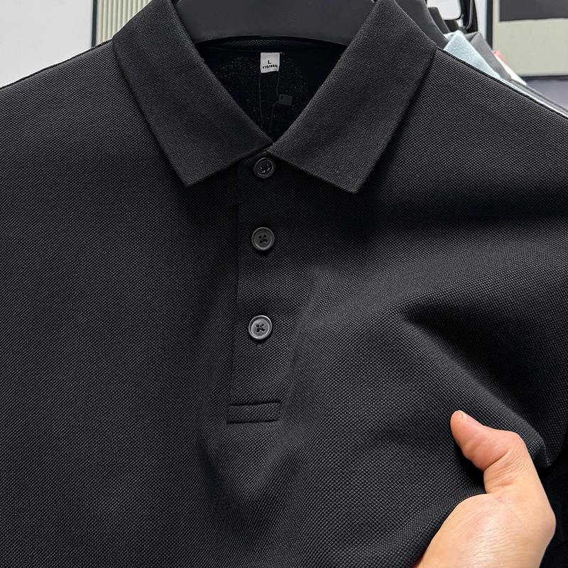 Zero Degree North100%纯棉短袖T恤男士透气夏季纯色百搭POLO衫