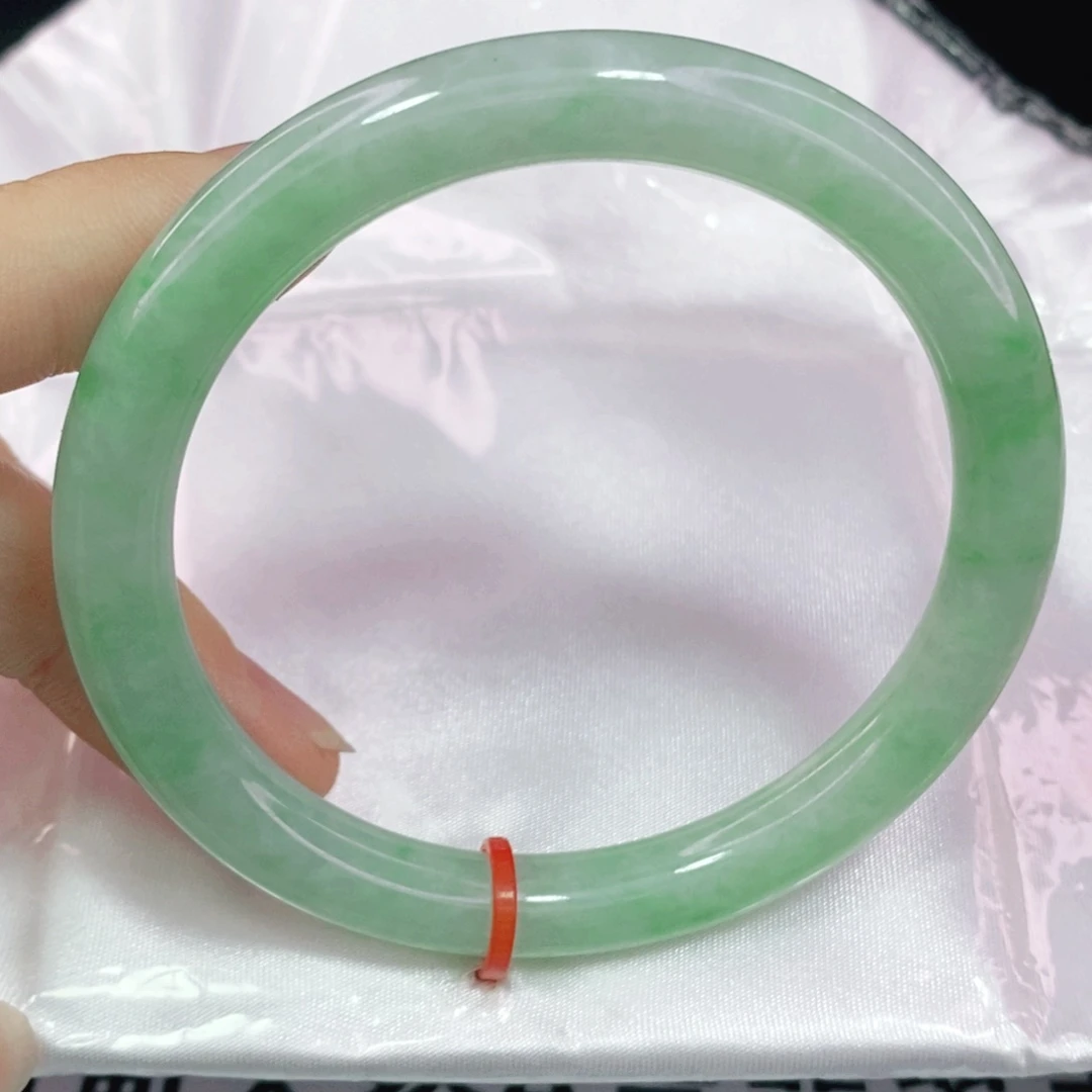 未镶嵌手镯翡翠55圆条