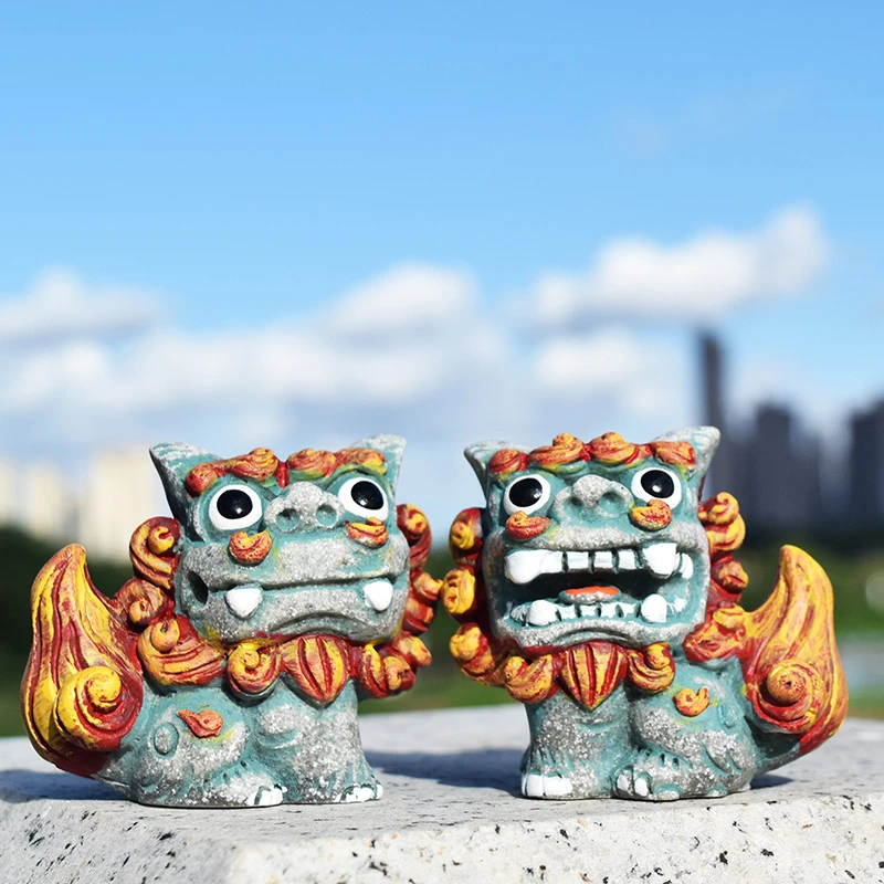 小狮子摆件桌面装饰泉州旅游纪念品厦门伴手礼石敢当文创礼物对狮