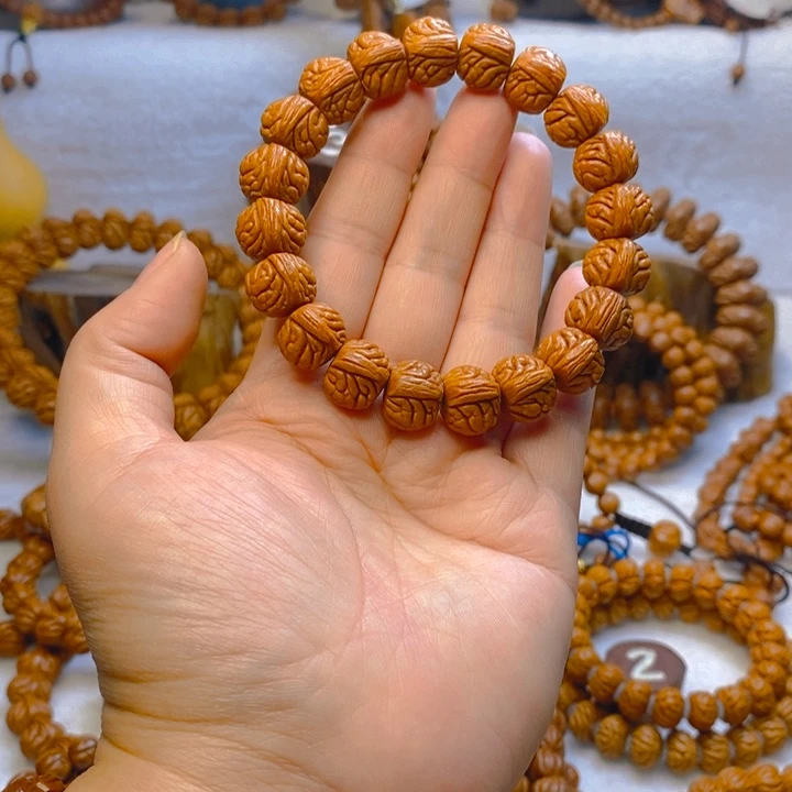 吊坠桃核老树荔枝单圈