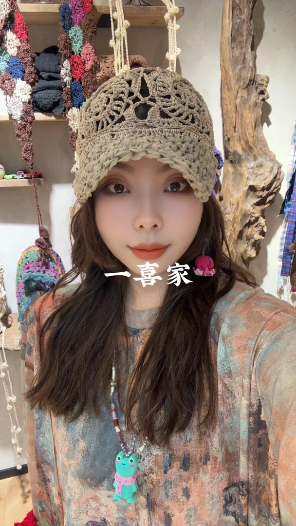 一喜家  美人尖鸭舌帽