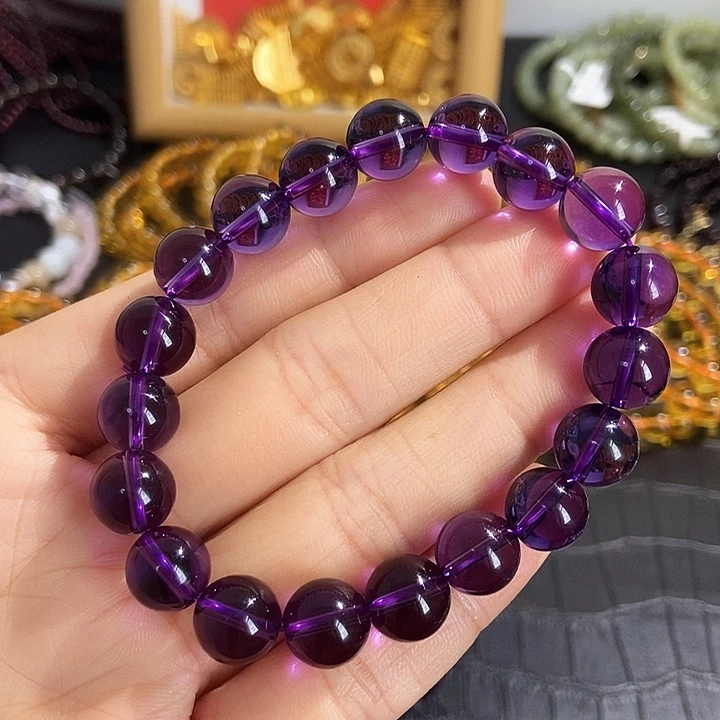 水晶手链未镶嵌紫水晶10