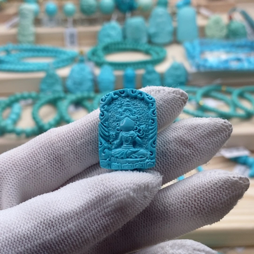 绿松石珠宝奇石未镶嵌