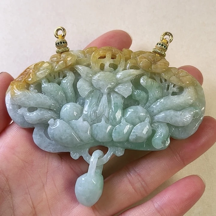 翡翠颈饰未镶嵌挂件