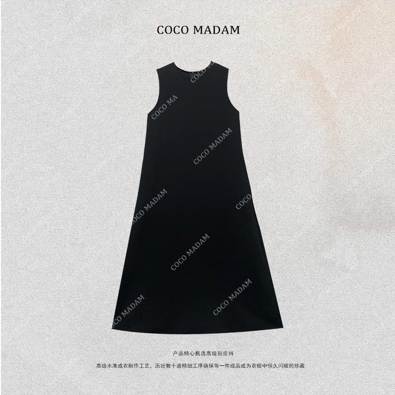 NIUNIU ·T-941 夏季新品醋酸无袖时尚洋气气质减龄连衣裙