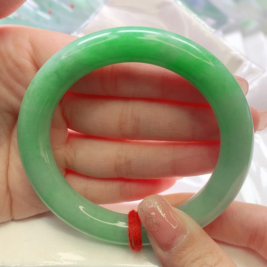 未镶嵌手镯翡翠缅甸天然A货翡翠 56