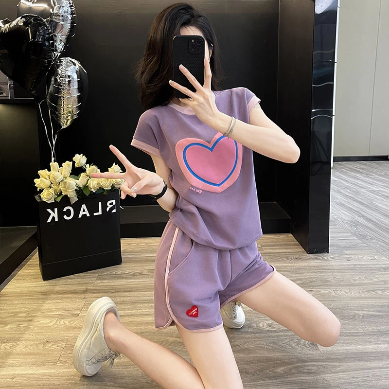 《甜美薰衣紫》两件套·套装