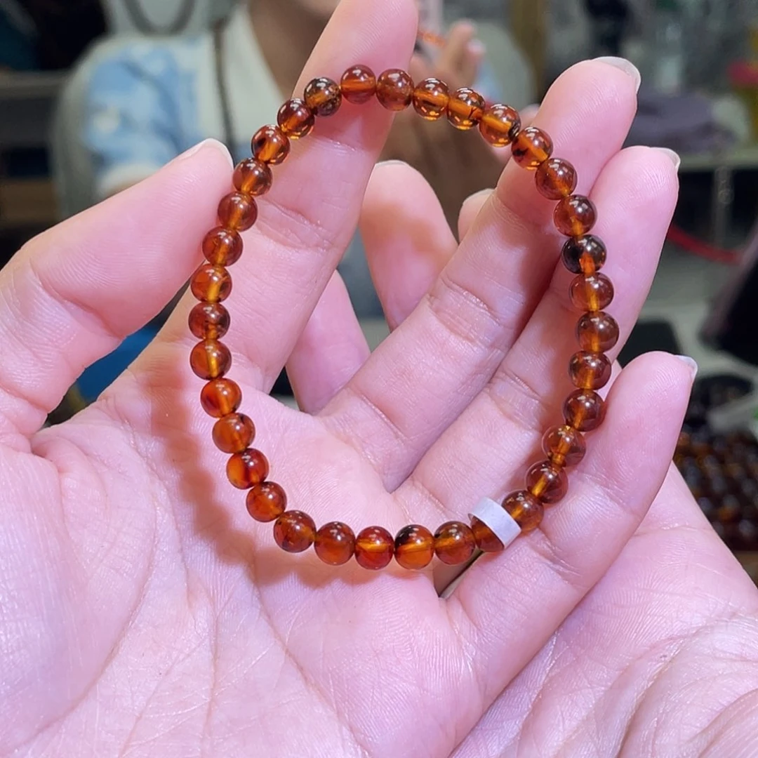 未镶嵌琥珀裸石5浅血