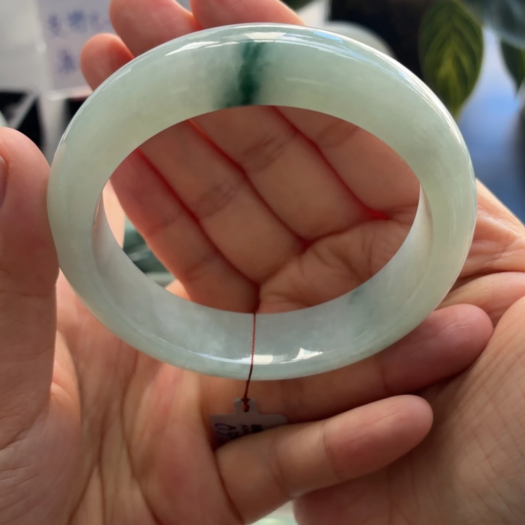 翡翠未镶嵌手镯天然