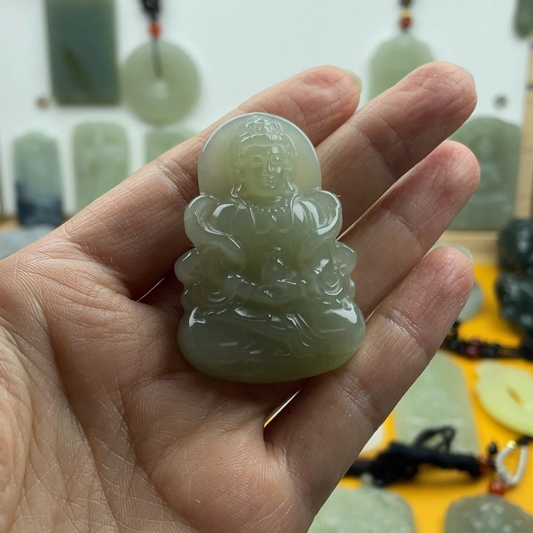 【闪购商品】双面雕立体观音吊坠ℳ****