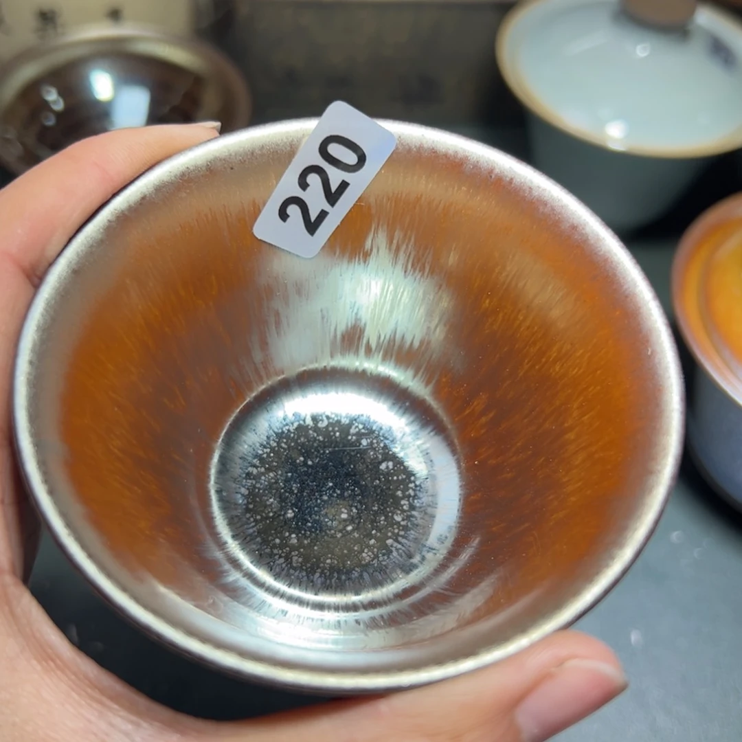 茶盏枫**秋全手工原矿原釉建盏