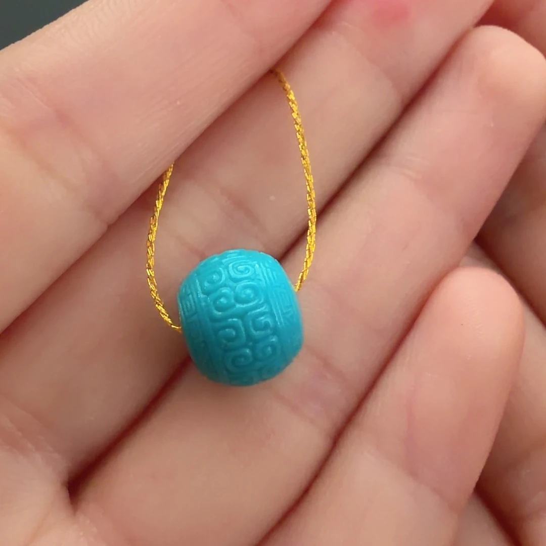 绿松石未镶嵌颈饰