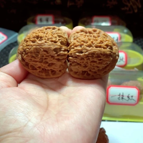 吊坠文玩核桃拉丝三角疆