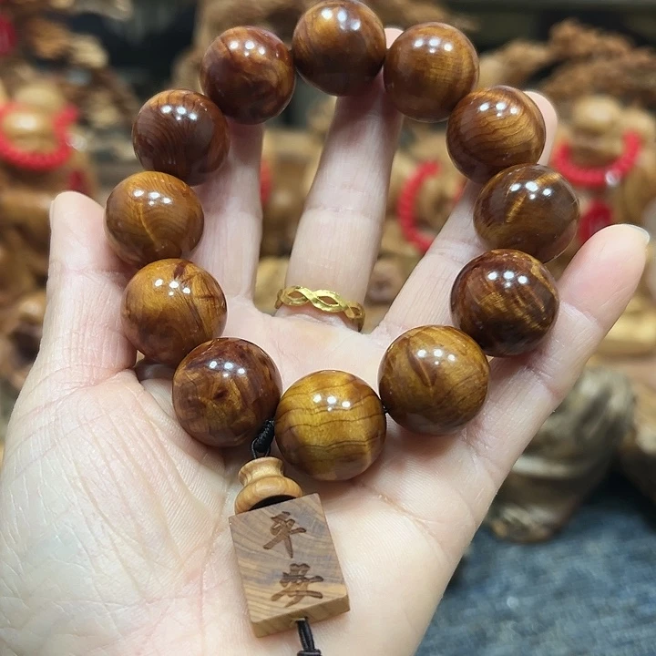 柏木太行崖柏手把摆件
