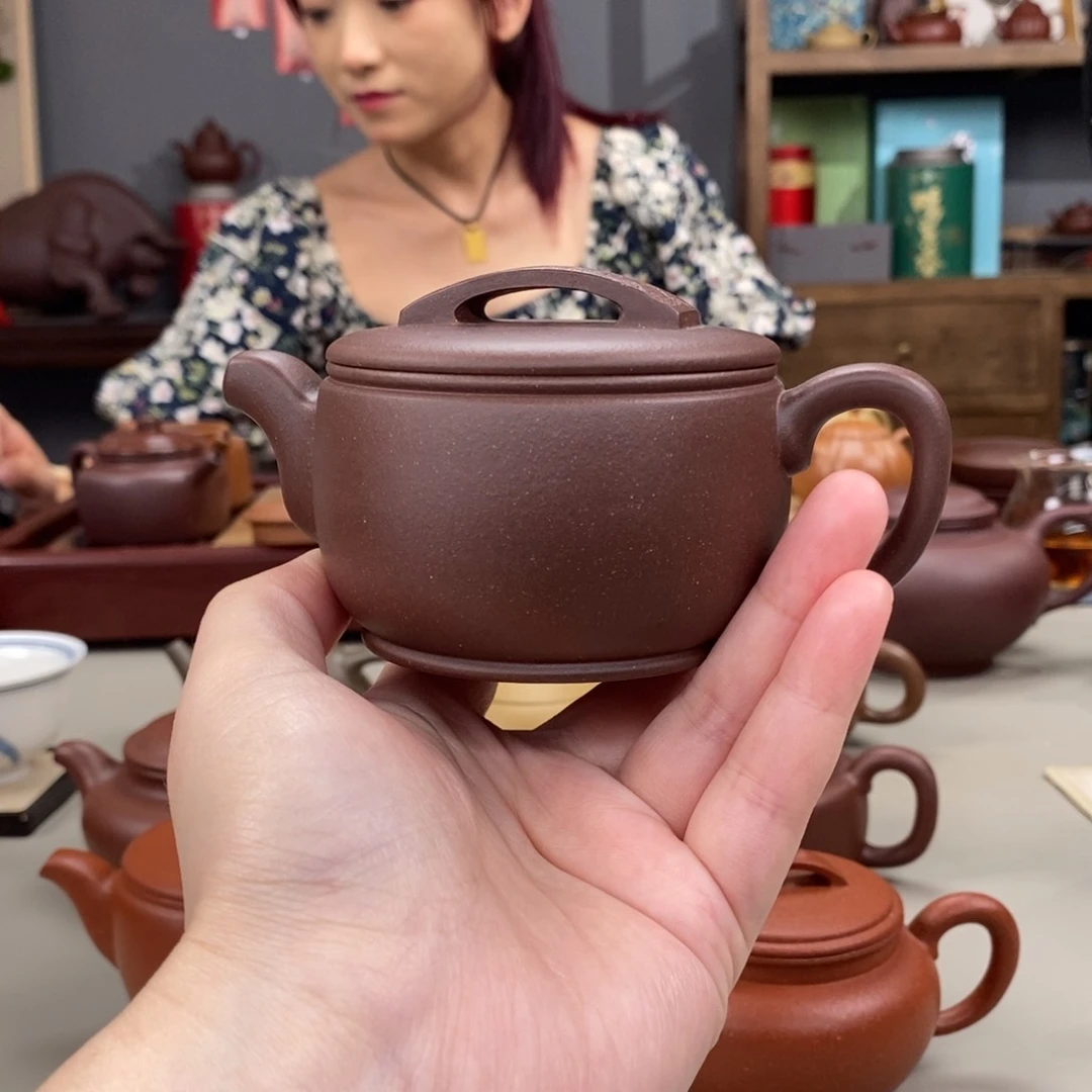 茶壶紫砂老*汉瓦半手天青150cc