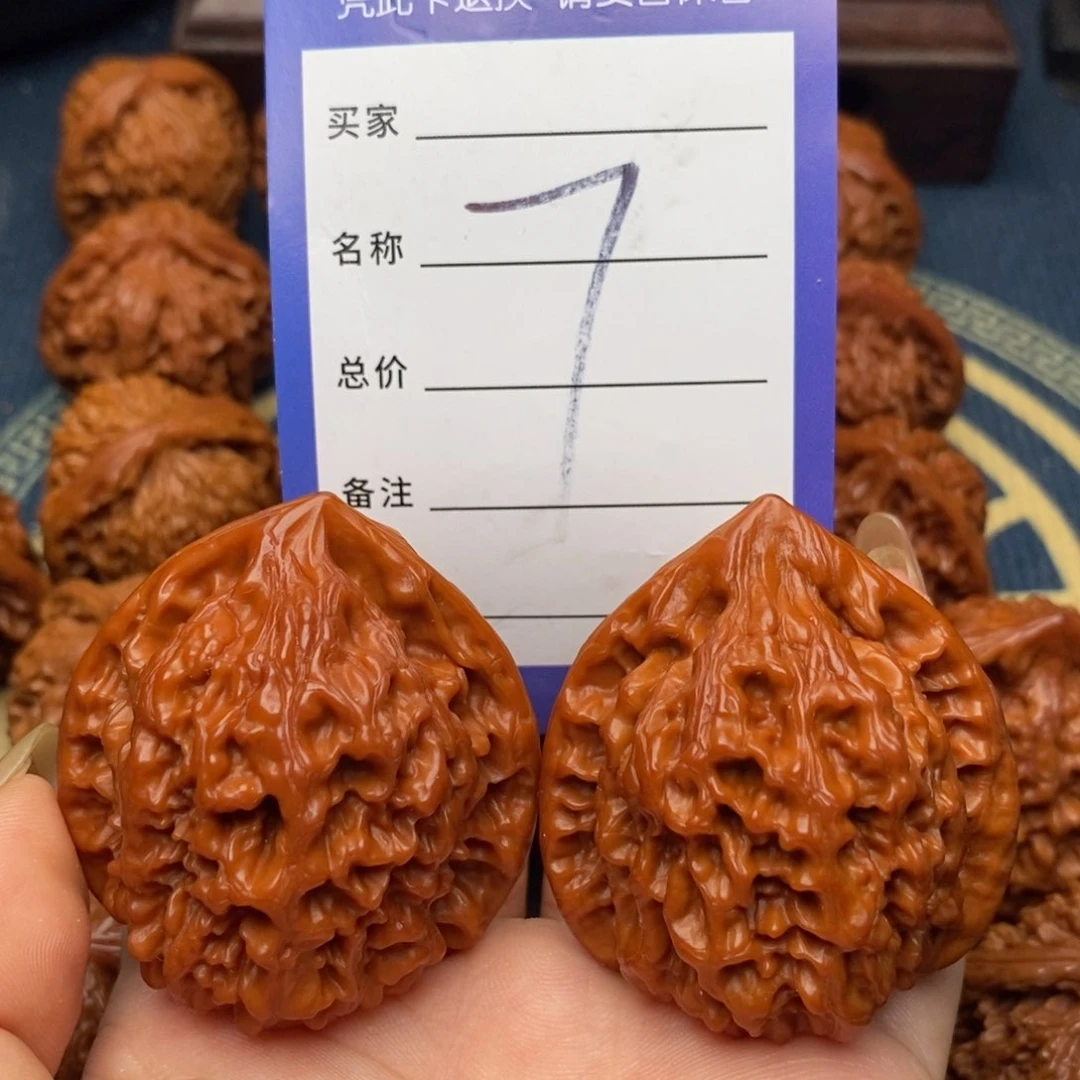 文玩核桃把件官帽44