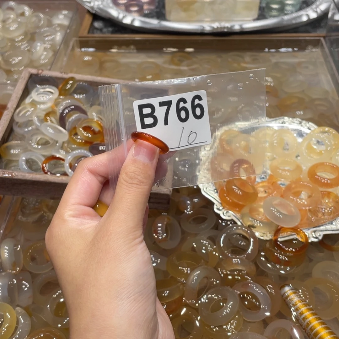 玛瑙/玉髓未镶嵌戒指766