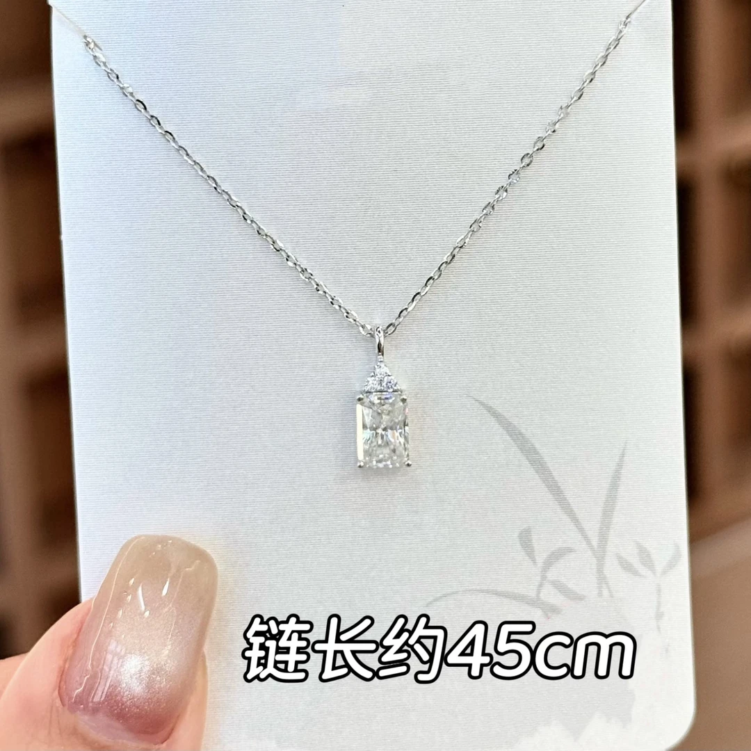 XL-340韩系超闪香水瓶方糖清冷感锁骨链