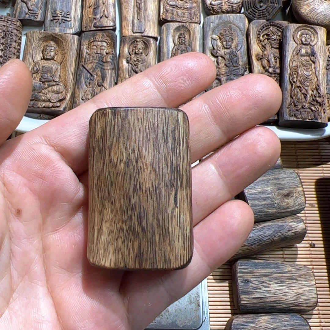 沉香沉香碎屑陆河母树素牌10.2克