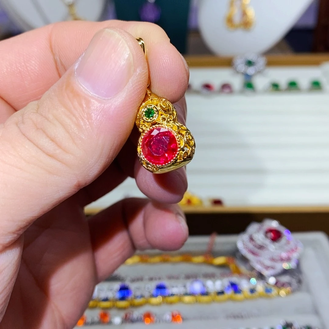 银S925镶嵌耳饰紫晶?**火