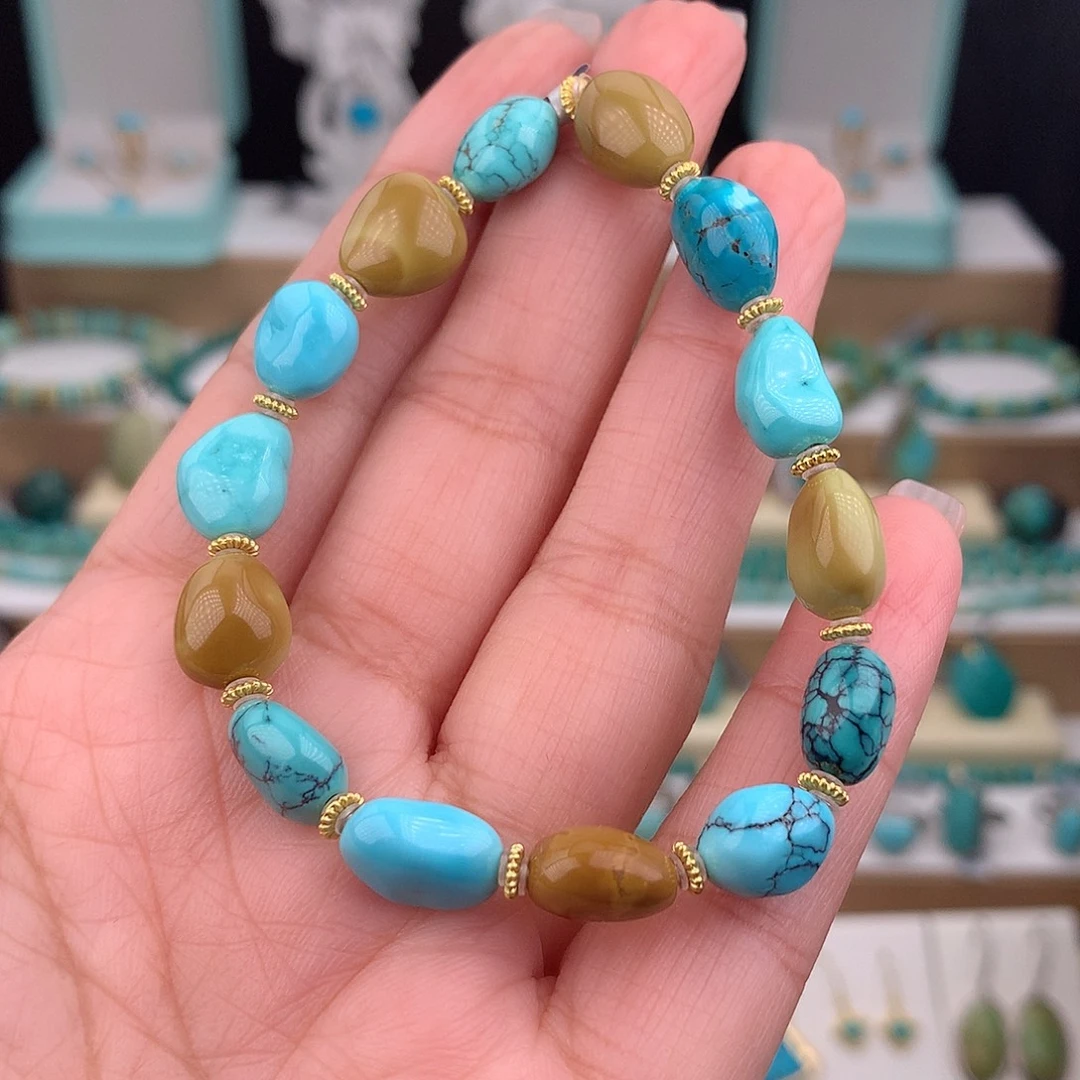 绿松石未镶嵌手链