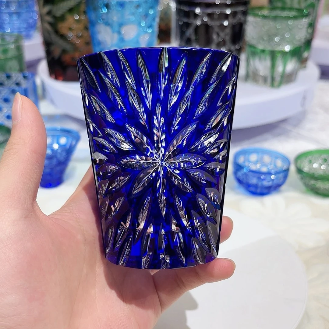 水晶杯水晶花瓶果盘通宝工艺品