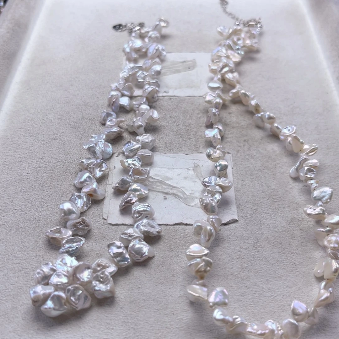 未镶嵌项链淡水珍珠【纯恬】多样性发货发一