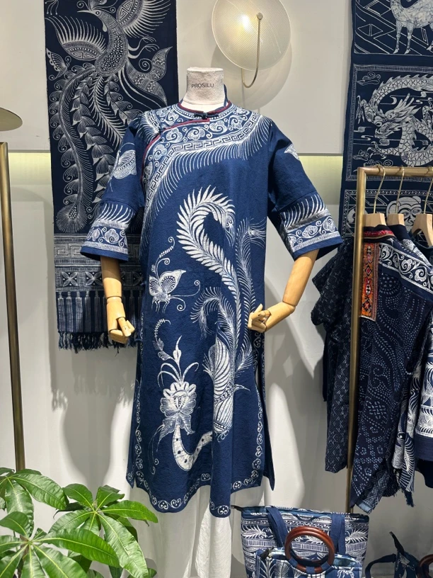 新中式盘扣斜襟长款女春秋复古唐装气质中国风宽松上衣休闲百搭
