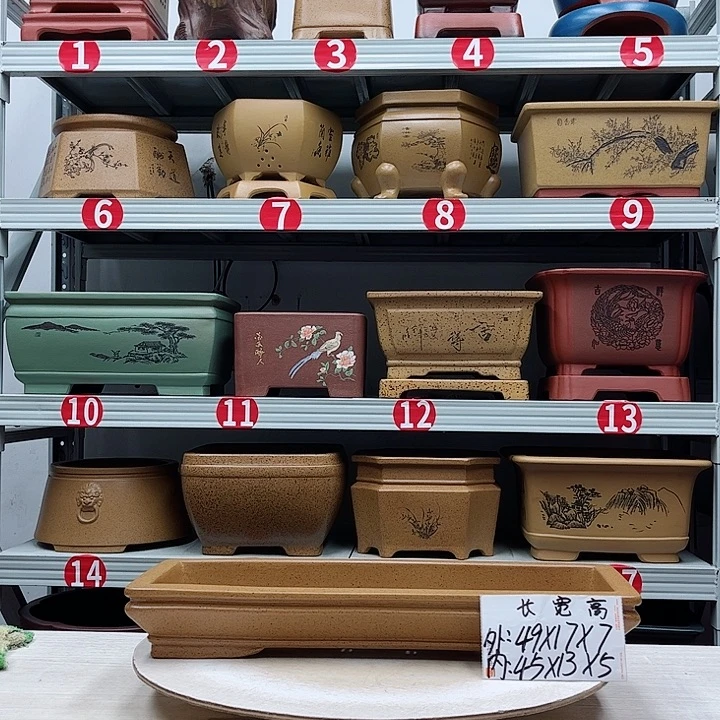 紫砂花盆紫砂花盆