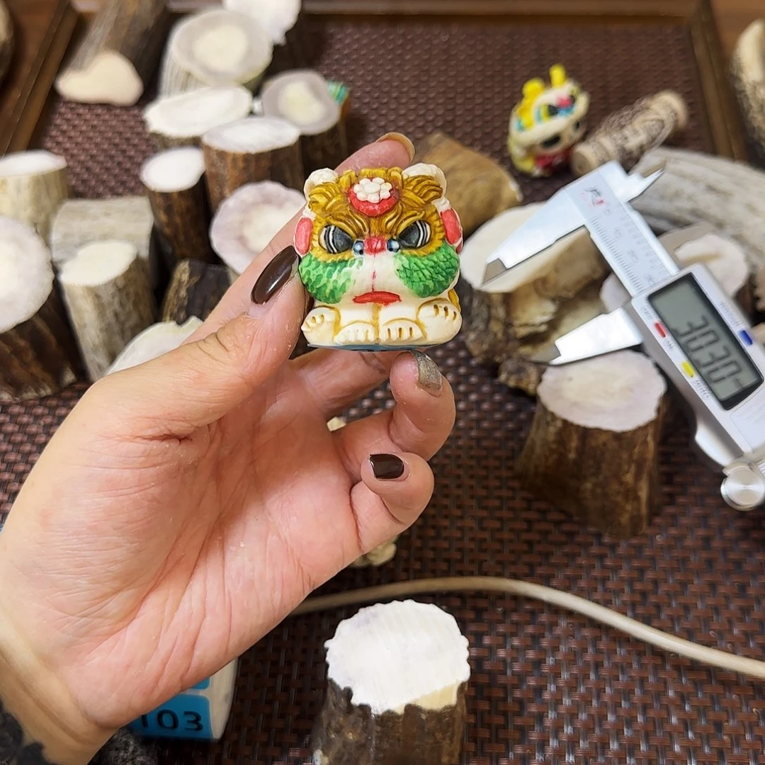 鹿骨手串/手链0087醒狮