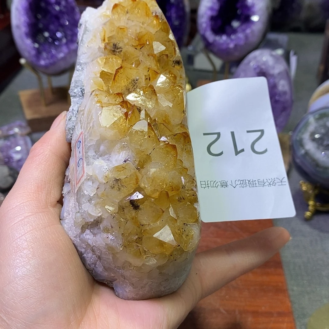 珠宝半成品未镶嵌紫晶