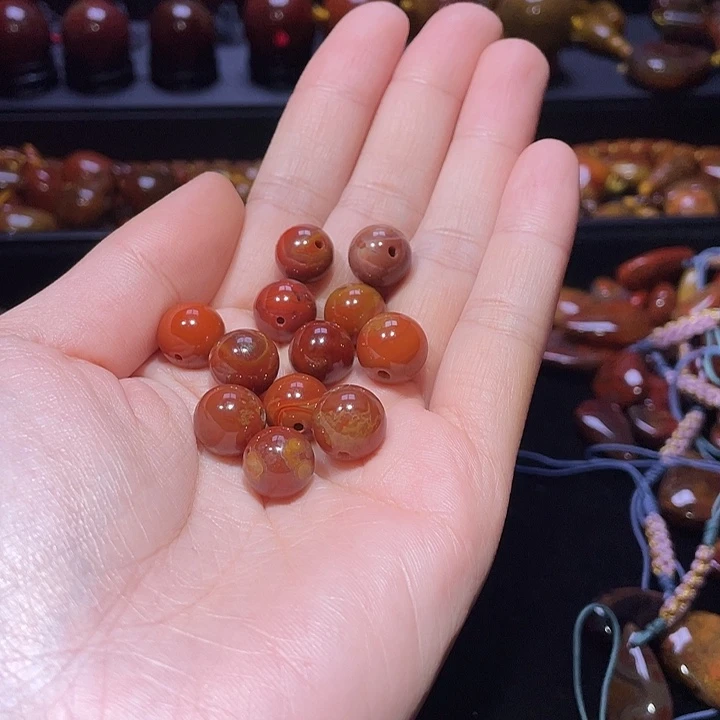 噜***啦玛瑙/玉髓合金珠宝半成品