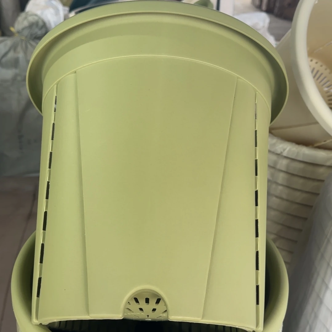 塑料青山控根6号果绿2个带拖
