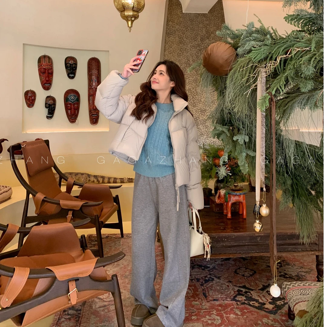 BLACK GAGA【香蕉懒人裤】秋冬搭配全靠它懒人裤绒面休闲 G2408K04