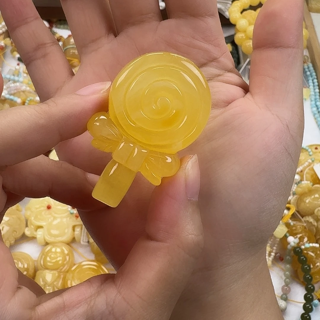 未镶嵌颈饰琥珀天然蜜蜡蜜蜡