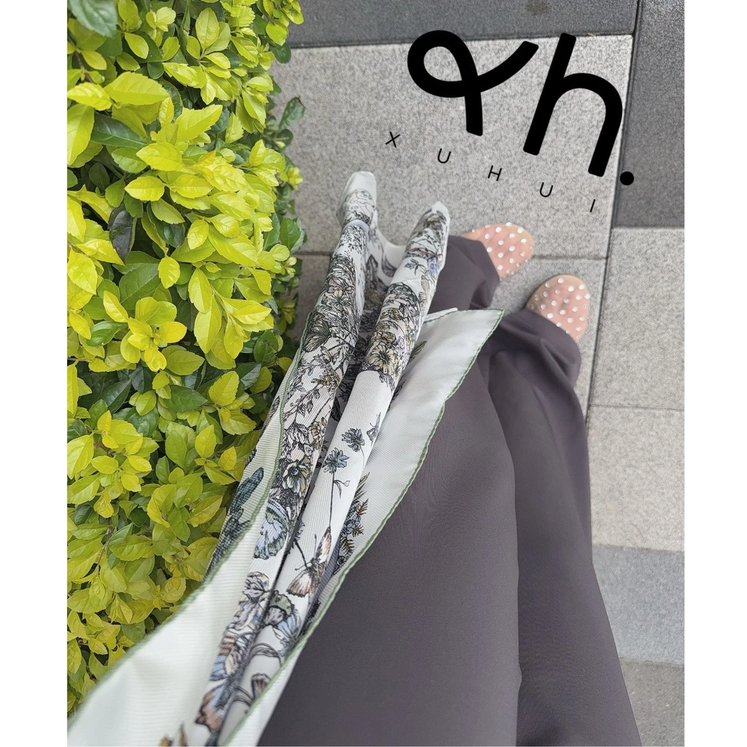 XUHUI-灰色会呼吸的显瘦裤0251