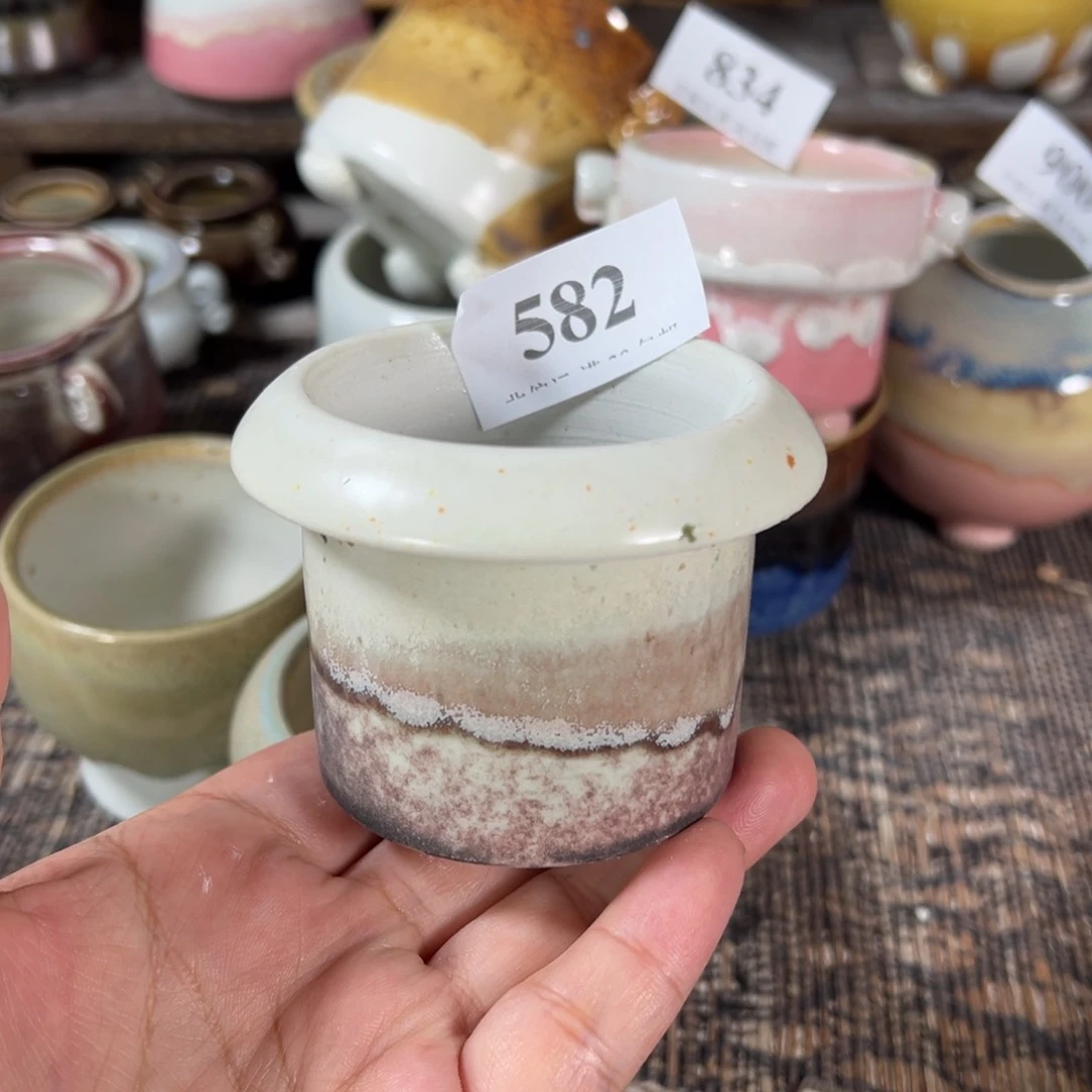 口5 手工花盆满30包邮