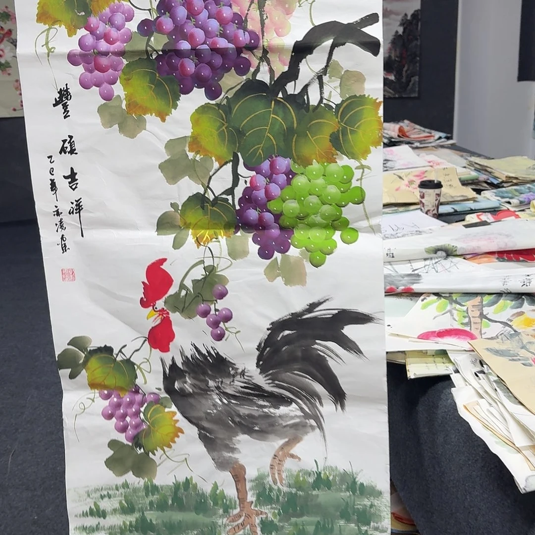 中佳美术馆 画心一张