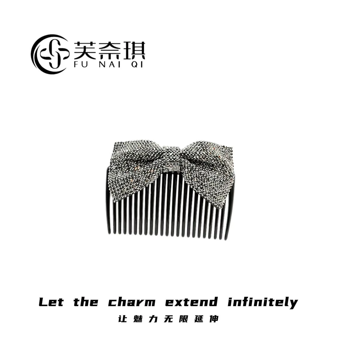 FNQ203简约发夹发饰刘海夹黑色发插