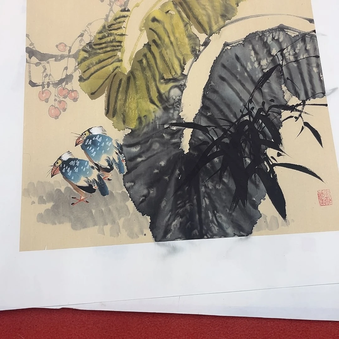 国画手绘国画作品