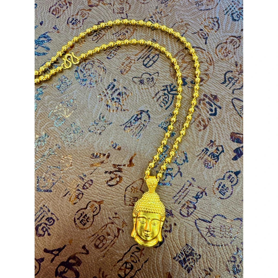 金红阁【徐总】时尚精美佛度有缘人佛头赠珠链【SCD22】