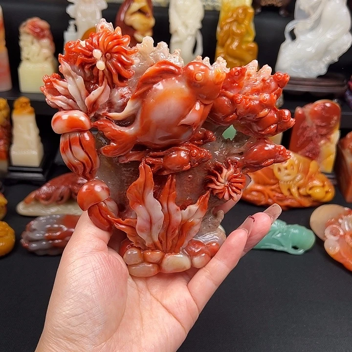 寿山石老性芙蓉石